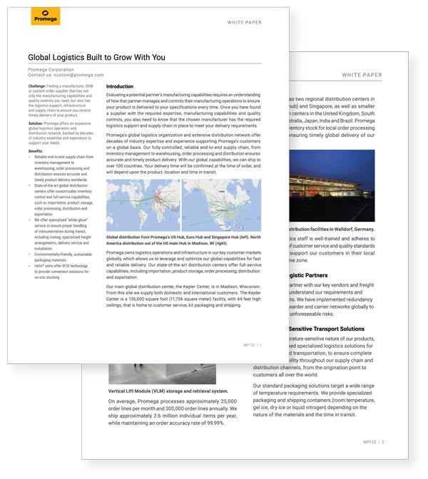 global supply logistics white paper